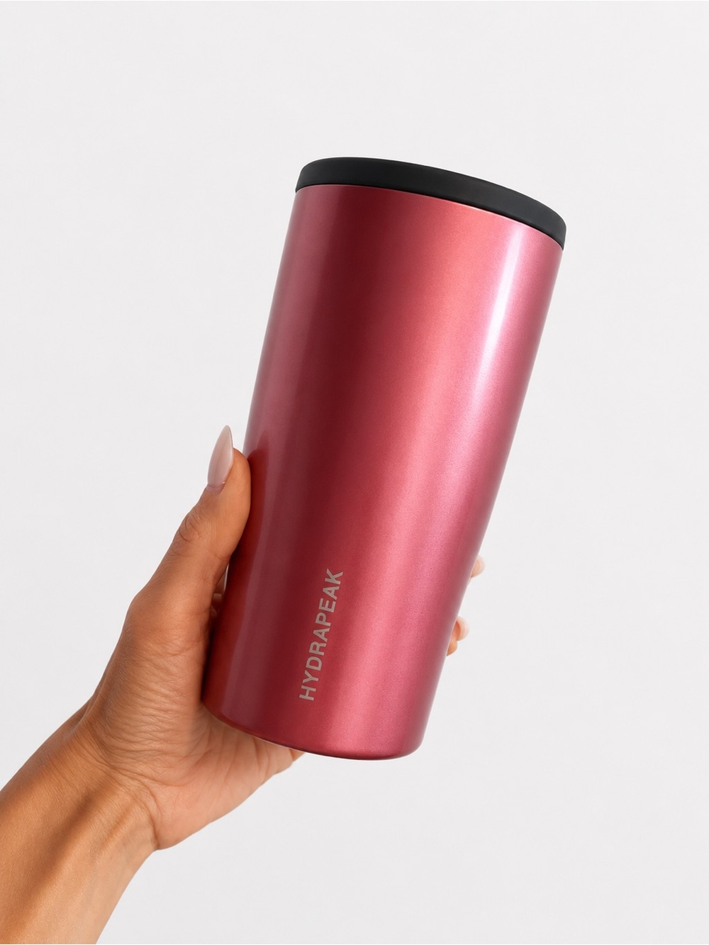 Hydrapeak Metallic Pink Insulated Travel Tumbler